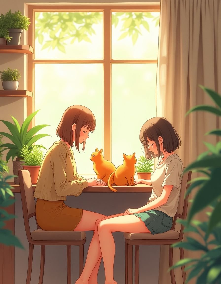 韩漫剧场 暖阳午后的猫