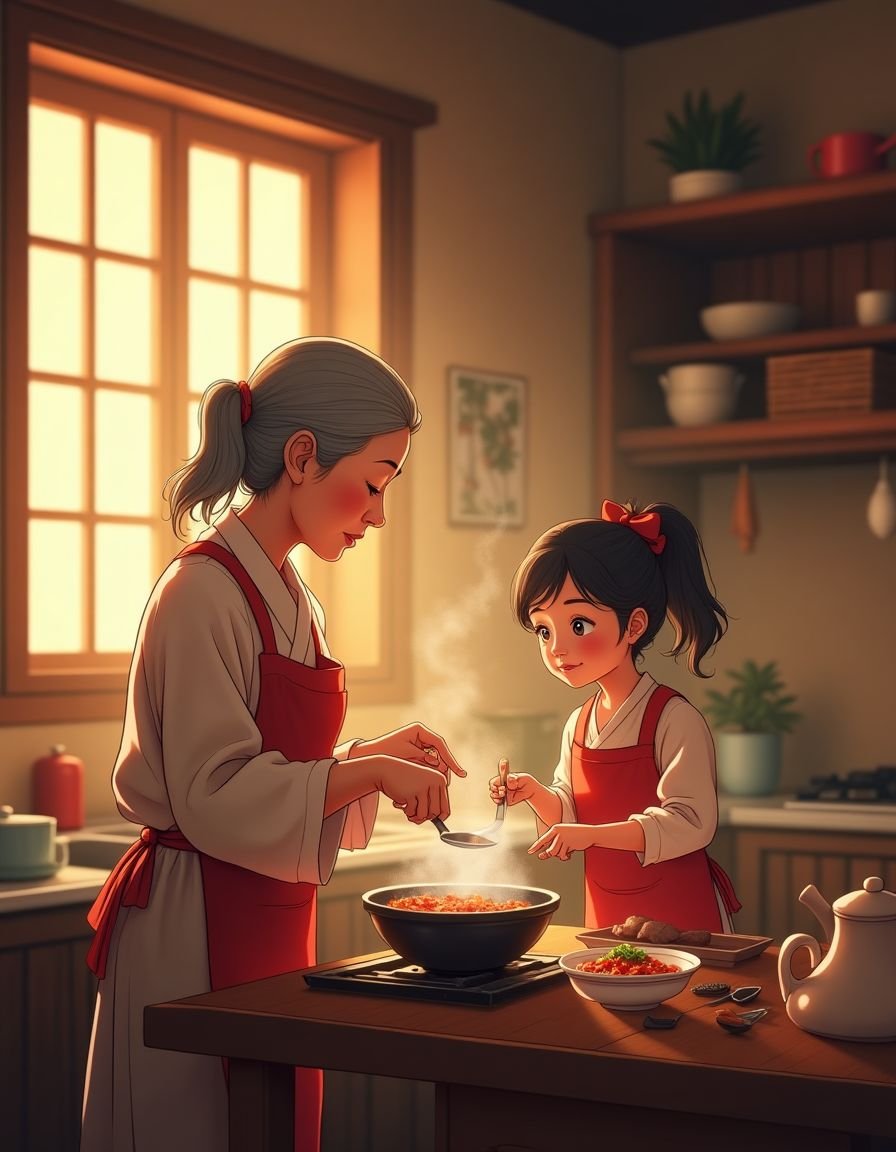 韩漫剧场 外婆的私房菜